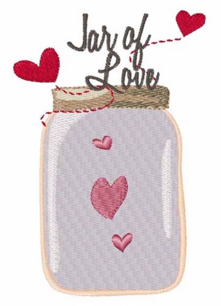 Picture of Jar of Love Machine Embroidery Design