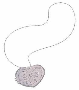 Picture of Heart Locket Machine Embroidery Design