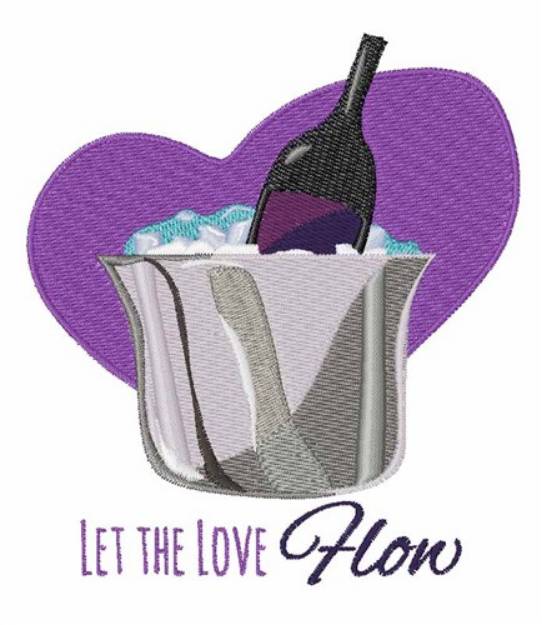 Picture of Love Flow Machine Embroidery Design