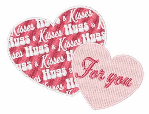 Picture of For You Heart Machine Embroidery Design