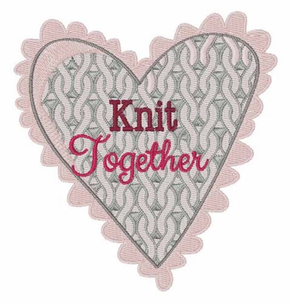 Picture of Knit Together Machine Embroidery Design