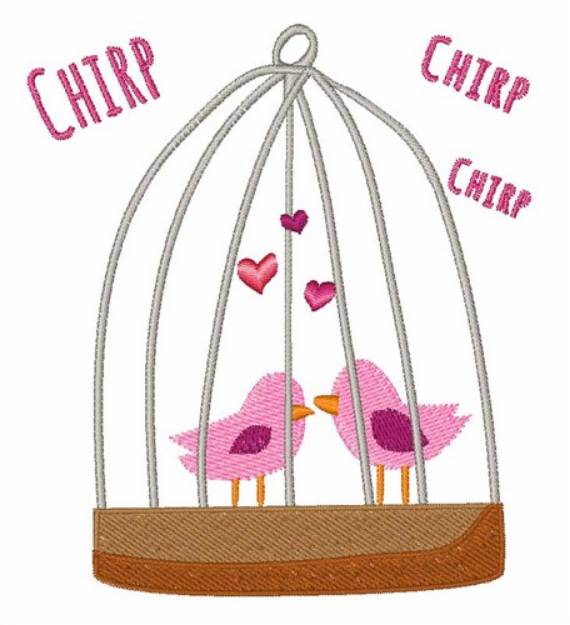 Picture of Bird Chirp Machine Embroidery Design