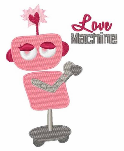 Picture of Love Machine Machine Embroidery Design