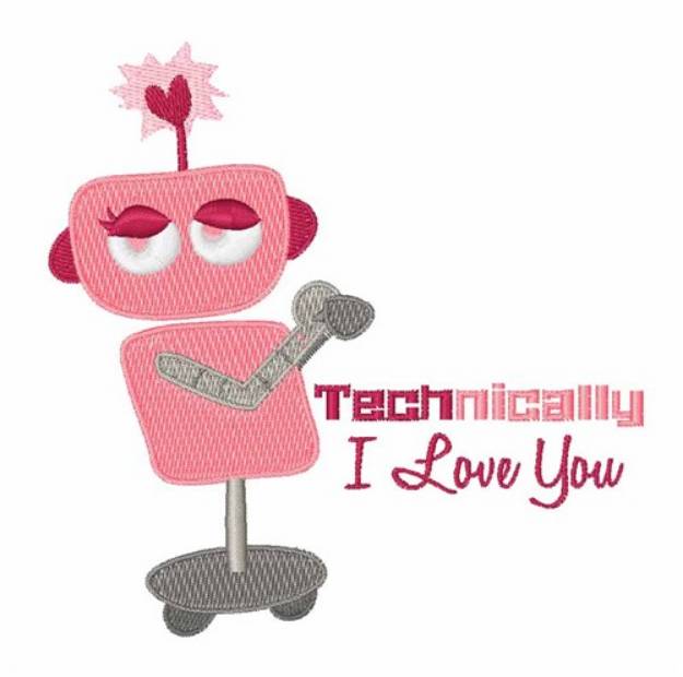 Picture of Technically Love Machine Embroidery Design