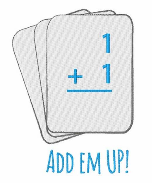 Picture of Add Em Up Machine Embroidery Design