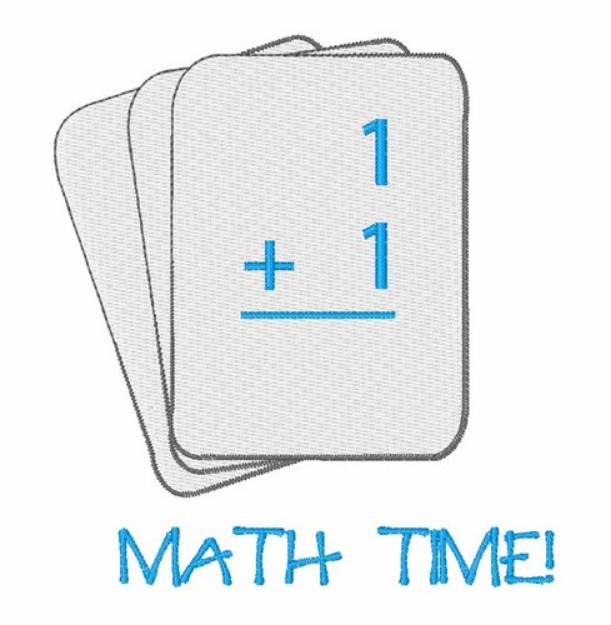 Picture of Math Time Machine Embroidery Design
