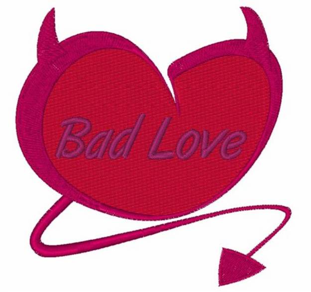 Picture of Bad Love Machine Embroidery Design