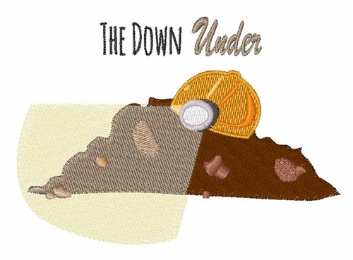 The Down Under Machine Embroidery Design
