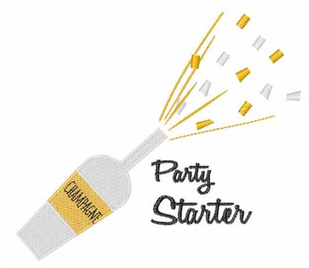 Picture of Party Starter Machine Embroidery Design