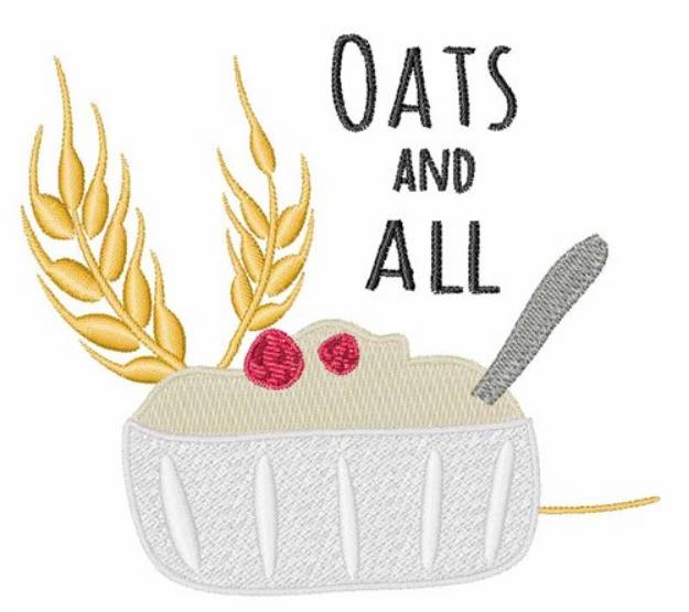 Picture of Oats and All Machine Embroidery Design