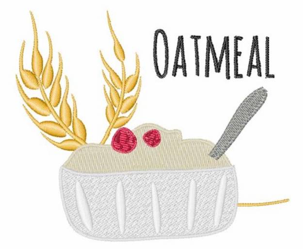 Picture of Oatmeal Machine Embroidery Design