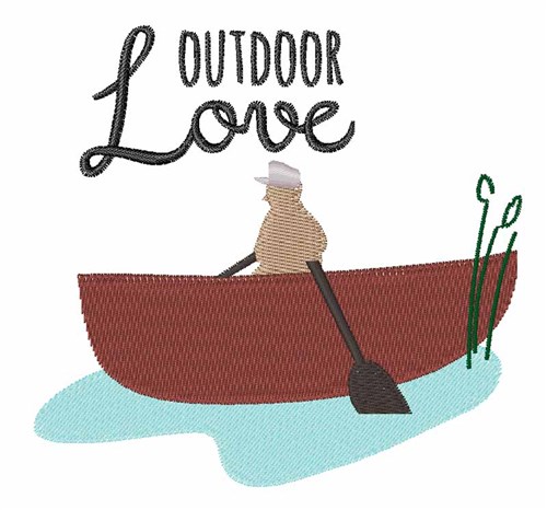 Outdoor Love Machine Embroidery Design
