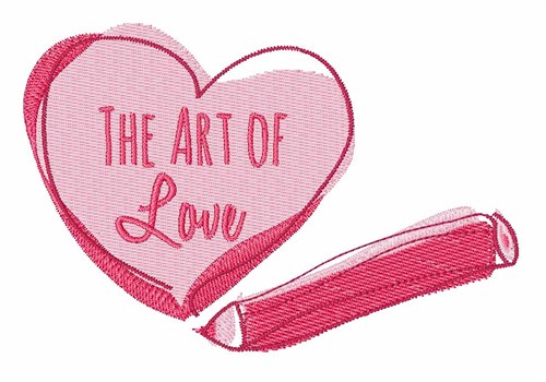 The Art of Love Machine Embroidery Design
