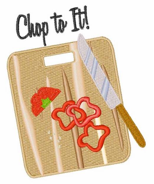 Picture of Chop To It Machine Embroidery Design