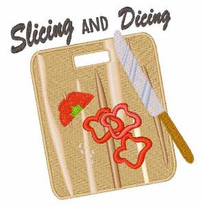 Picture of Slicing and Dicing Machine Embroidery Design