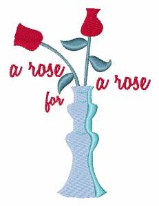 Picture of Rose for Rose Machine Embroidery Design