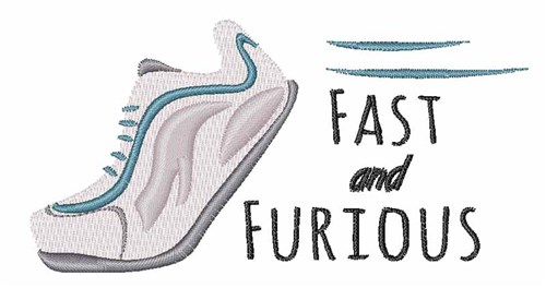 Fast and Furious Machine Embroidery Design