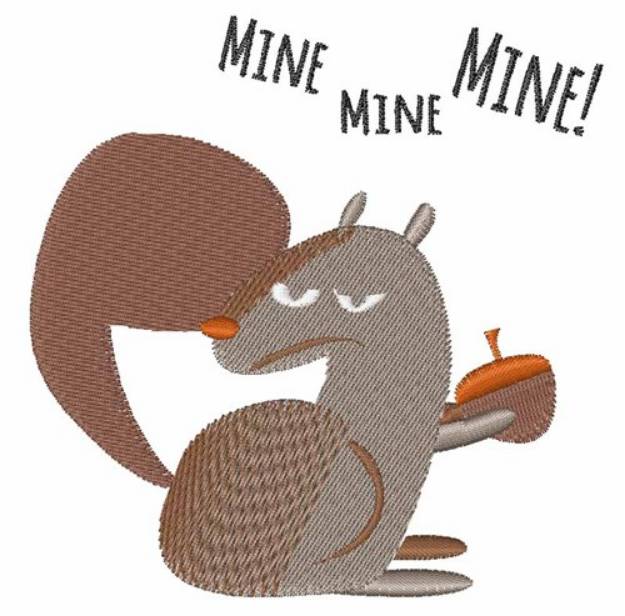 Picture of Squirrel Mine Machine Embroidery Design
