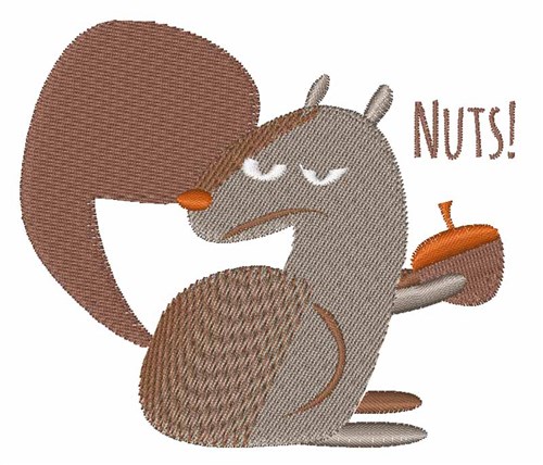 Squirrel Nuts! Machine Embroidery Design