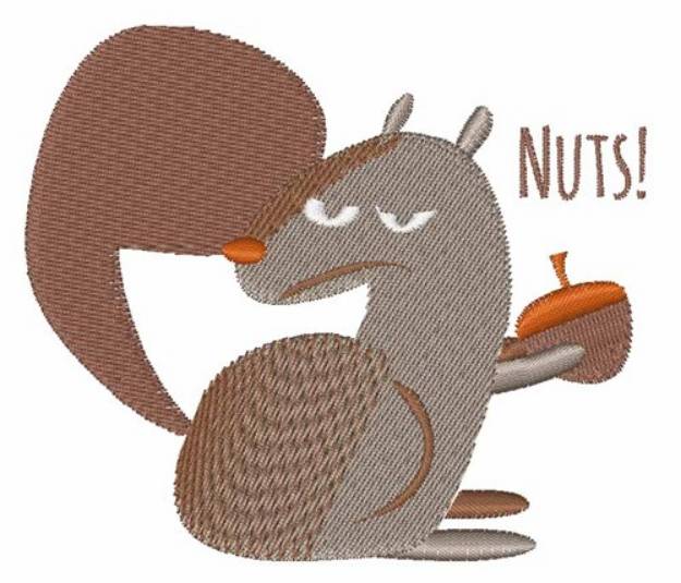 Picture of Squirrel Nuts! Machine Embroidery Design