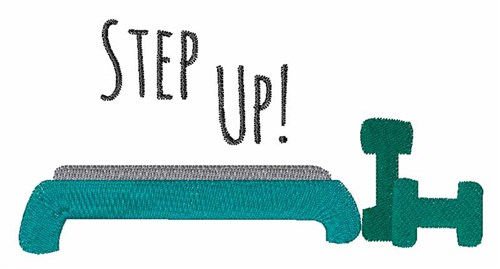 Step Up! Machine Embroidery Design