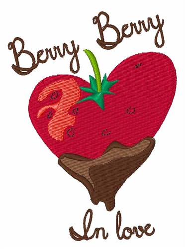 Berry in Love Machine Embroidery Design