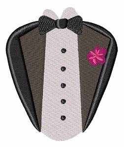 Picture of Groom Tux Machine Embroidery Design