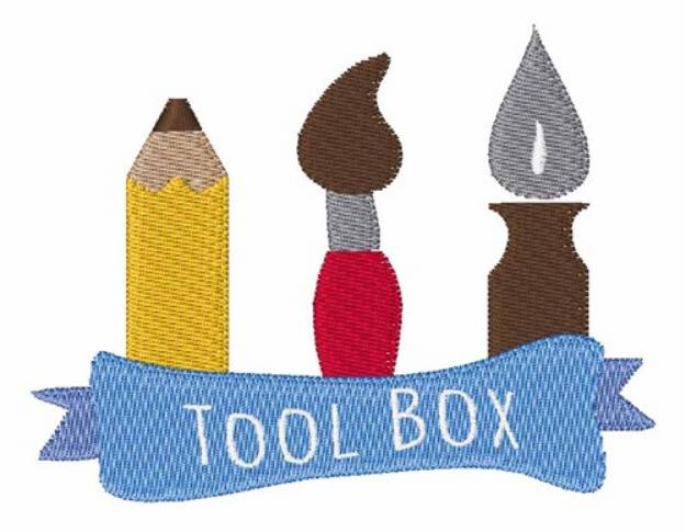 Picture of Tool Box Machine Embroidery Design