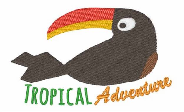 Picture of Tropical Adventure Machine Embroidery Design