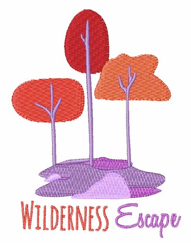 Wilderness Escape Machine Embroidery Design