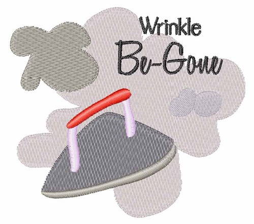 Wrinkle Be-Gone Machine Embroidery Design