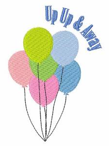 Picture of Up Up & Away Machine Embroidery Design