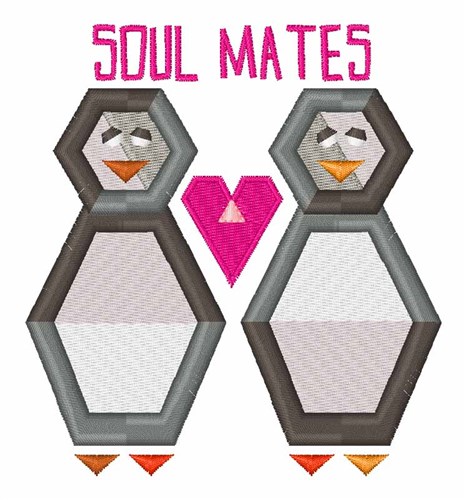 Soul Mates Machine Embroidery Design