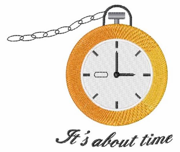 Picture of Its About Time Machine Embroidery Design