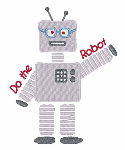 Do the Robot Machine Embroidery Design