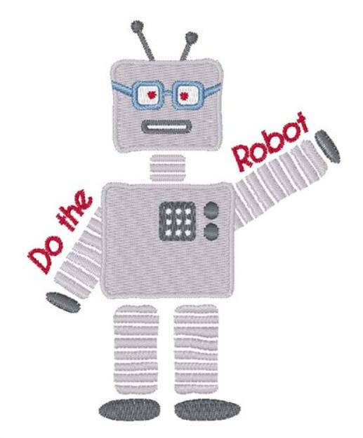 Picture of Do the Robot Machine Embroidery Design