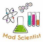 Picture of Mad Scientist Machine Embroidery Design