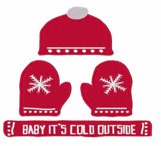 Picture of Cold Outside Machine Embroidery Design