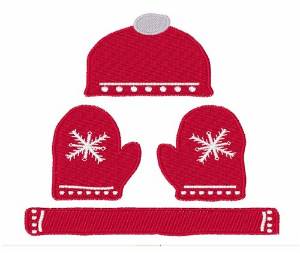 Picture of Winter Clothes Machine Embroidery Design
