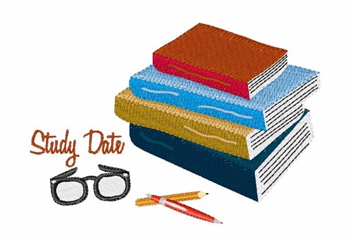 Study Date Machine Embroidery Design