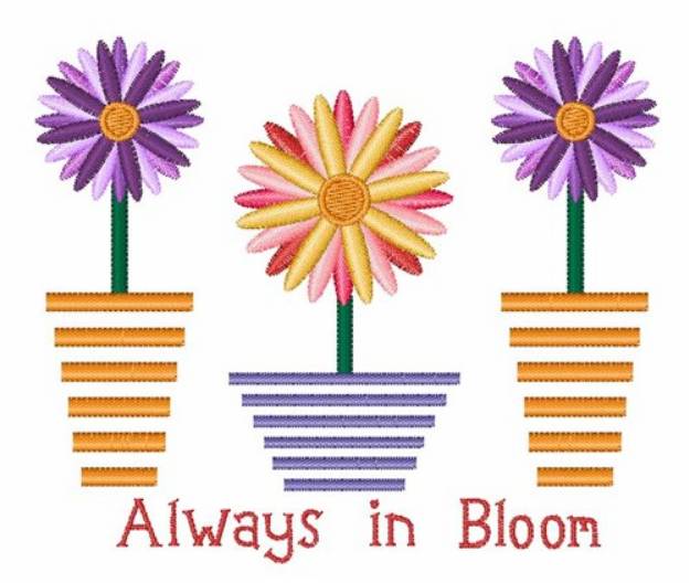 Picture of Always in Bloom Machine Embroidery Design