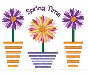 Picture of Spring Time Machine Embroidery Design