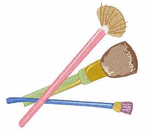 Picture of Make-up Brushes Machine Embroidery Design