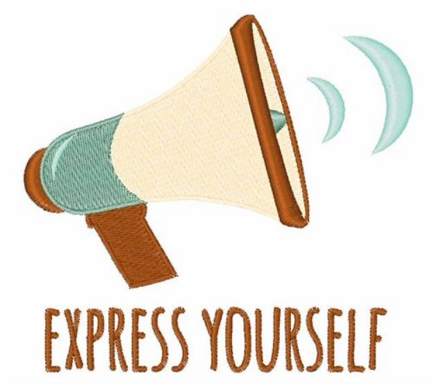 Picture of Express Yourself Machine Embroidery Design