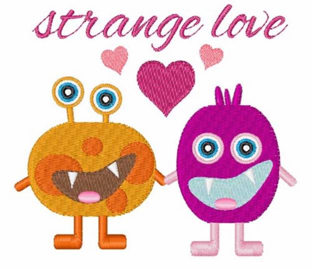 Picture of Strange Love Machine Embroidery Design