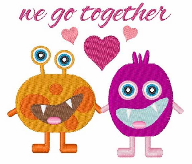 Picture of Go Together Machine Embroidery Design