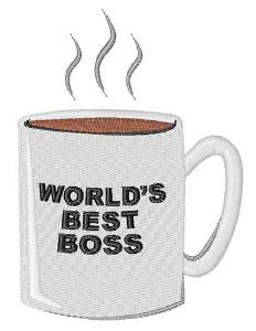 Picture of Worlds Best Boss Machine Embroidery Design