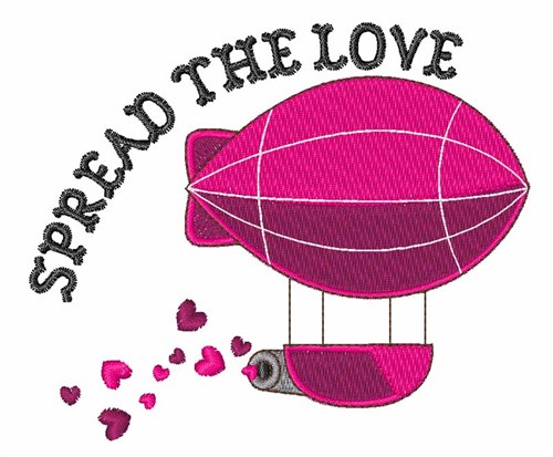 Spread the Love Machine Embroidery Design
