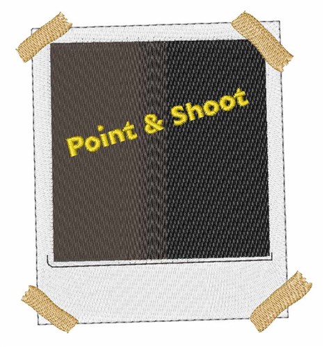 Point & Shoot Machine Embroidery Design