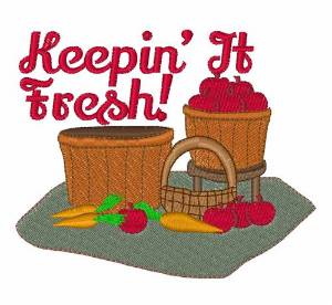Picture of Keepin It Fresh Machine Embroidery Design